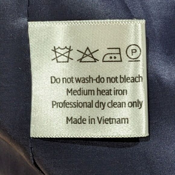 Yaly Couture Custom Designed Tailored Pure Wool Womens Grey Zip Up Coat Size M - Picture 11 of 11